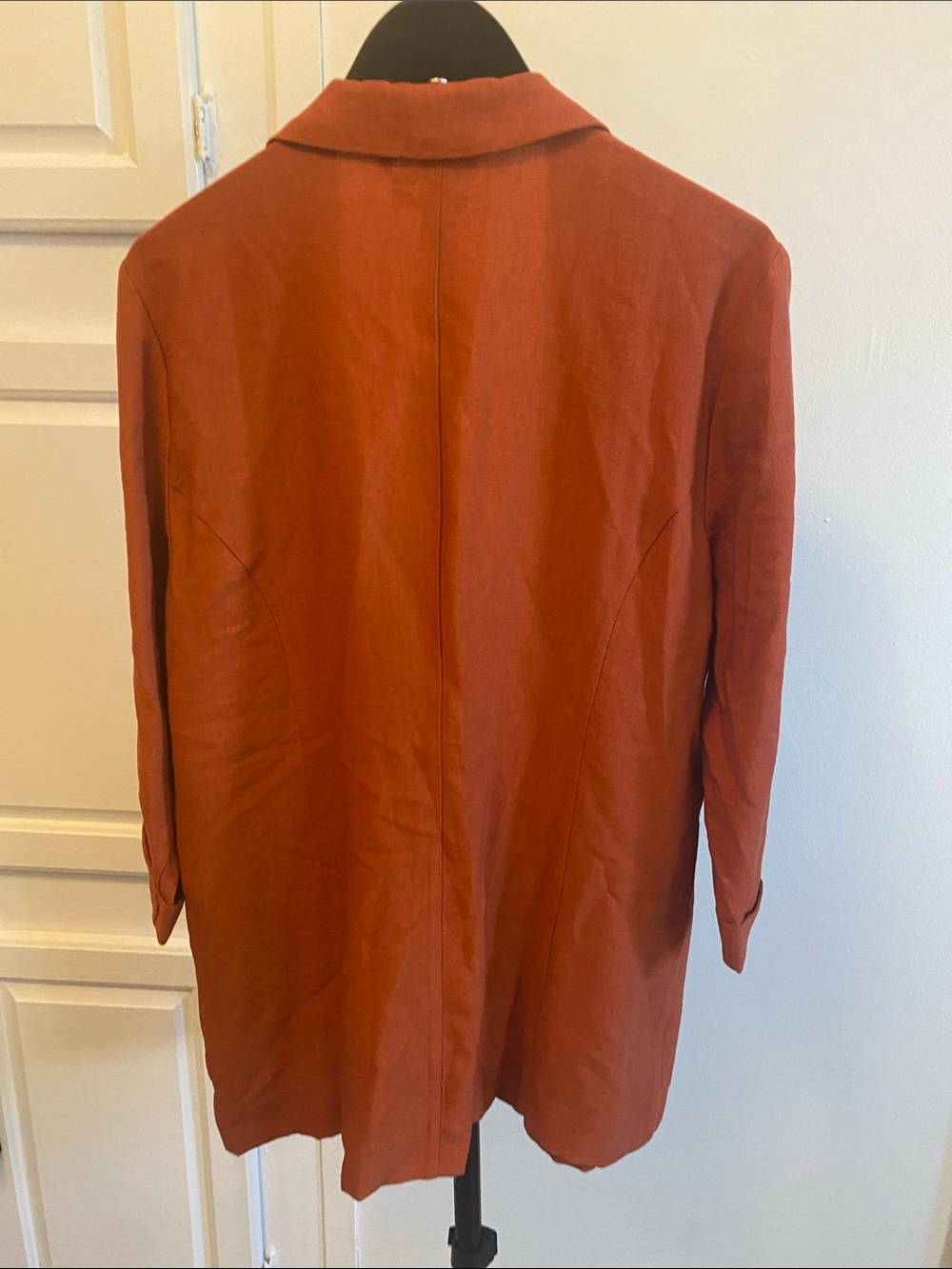 Maurices Rust-Red Single-Button Relaxed Blazer - Picture 4 of 4